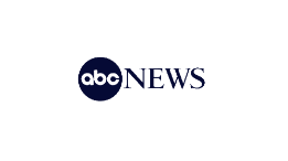 Abc news logo on a black background.