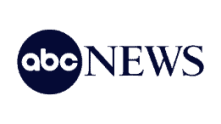 Abc news logo on a black background.