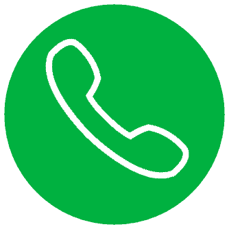 a green phone icon with a white outline.