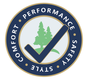 A logo with the words 'comfort performance safety' highlighting UW KAT.